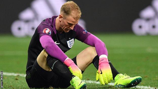 England goalkeeper Joe Hart