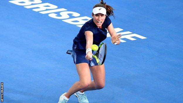 British number one tennis player Johanna Konta