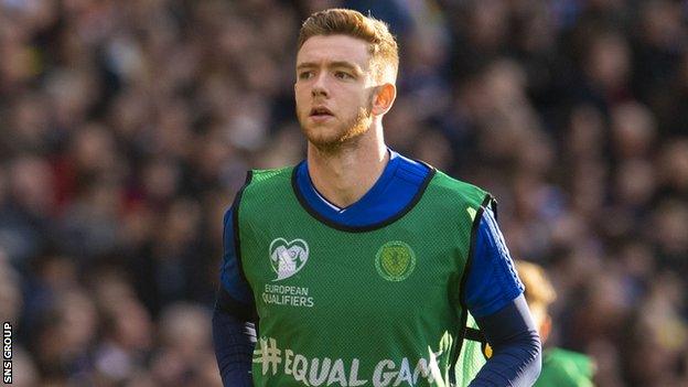 Stuart Findlay was an unused substitute in matches against Cyprus and Belgium in the summer