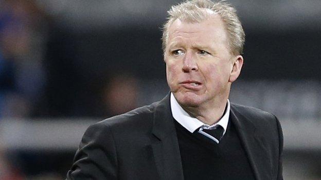 Newcastle manager Steve McClaren