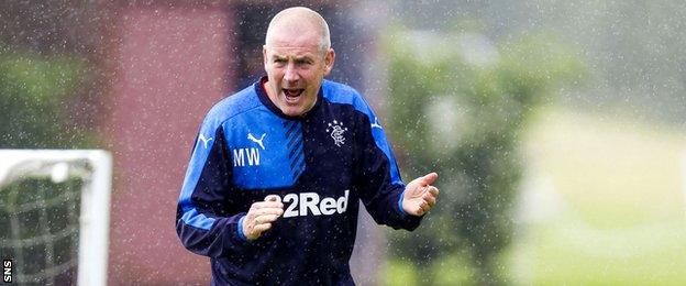 Rangers manager Mark Warburton