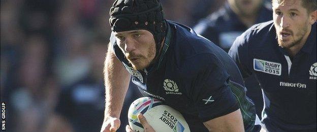 Tim Swinson in action at the World Cup