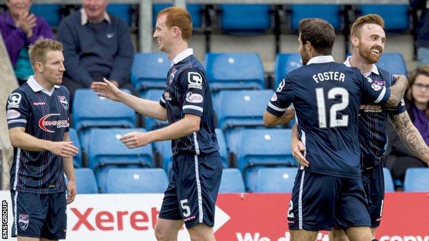 Ross County beat Hamilton 2-0