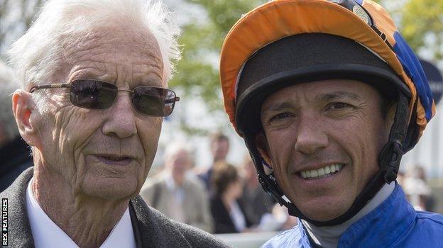 Lester Piggott and Frankie Dettori