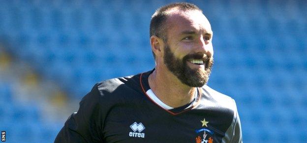 Kilmarnock striker Kris Boyd