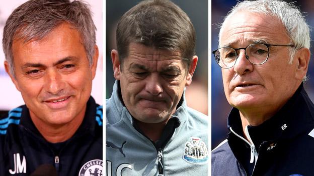 Jose Mourinho, John Carver, Claudio Ranieir