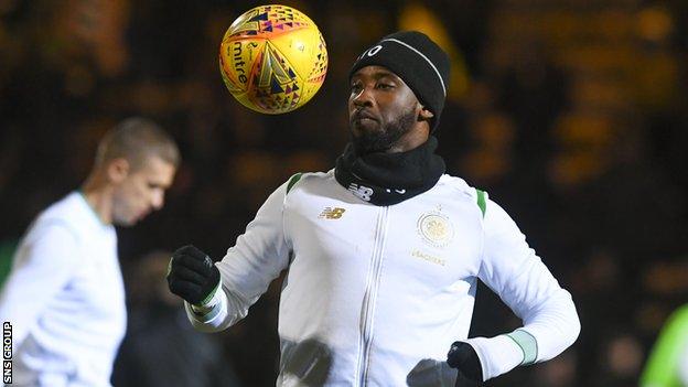 Celtic striker Moussa Dembele was an unused substitute at Firhill