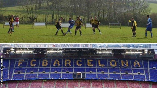 The 'New Camp' (above) and Nou Camp