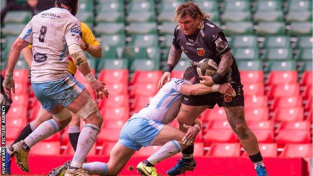 Dragons hooker Richard Hibbard played 38 times for Wales and three Tests for the British and Irish Lions