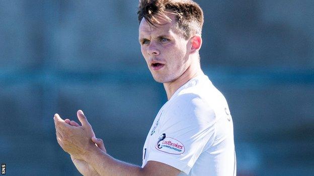 Ayr United's Lawrence Shankland