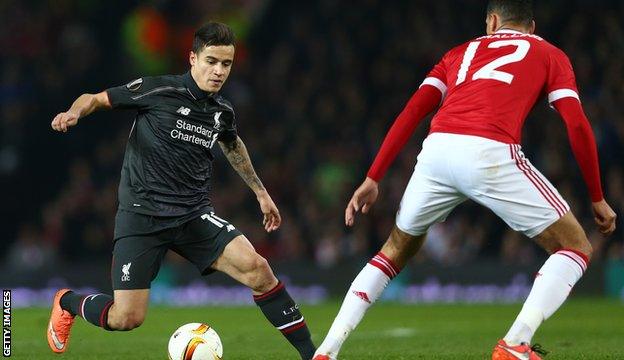 Philippe Coutinho (left)