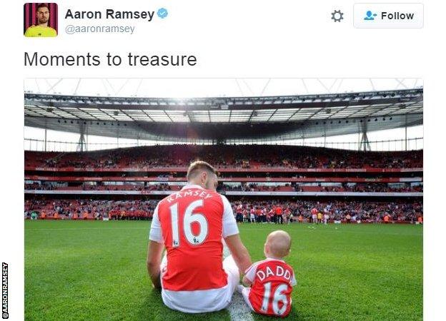 Aaron Ramsey Twitter