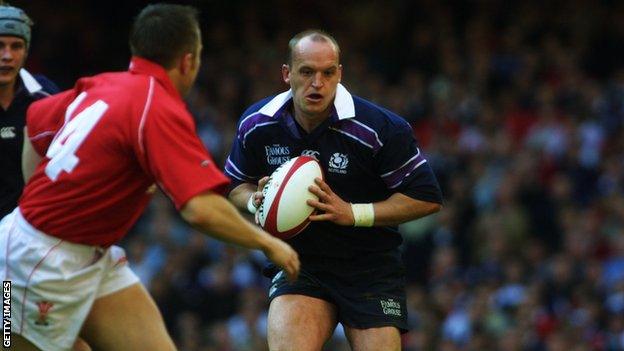 Scotland head coach Gregor Townsend against Wales