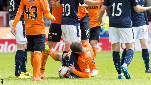 Nadir Ciftci was accused of biting Dundee's Jim McAllister