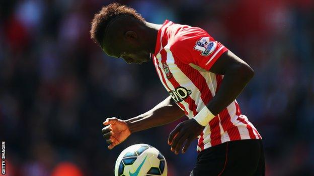 Sadio Mane during his time with Southampton