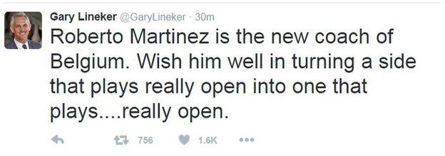 Gary Lineker on Twitter