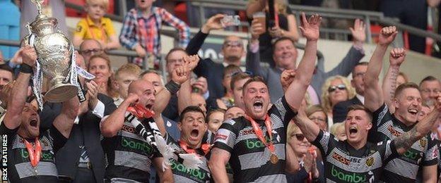 Hull FC have won back-to-back Challenge Cup finals at Wembley, having previously failed to win eight deciders at the venue