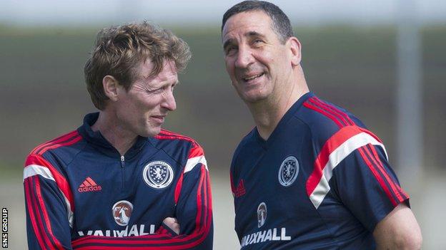 Scot Gemmill (left) will take over from Ricky Sbragia