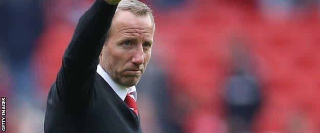 Charlton caretaker manager Lee Bowyer