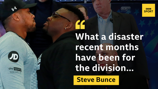 Steve Bunce points to frustrations in fights being made in the heavyweight division