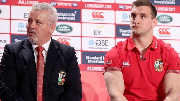 Warren Gatland and Sam Warburton