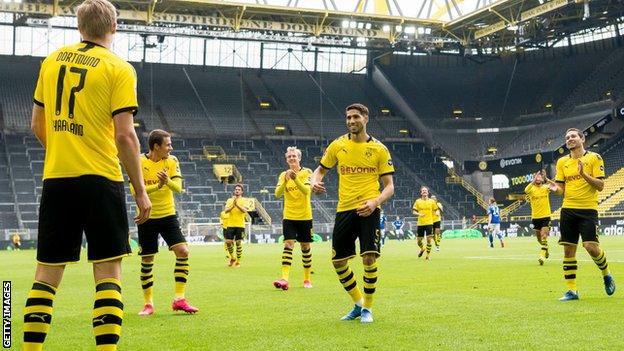 Borussia Dortmund celebration