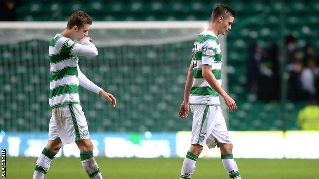 Celtic lost at home to Motherwell on Saturday