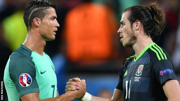 Cristiano Ronaldo and Gareth Bale