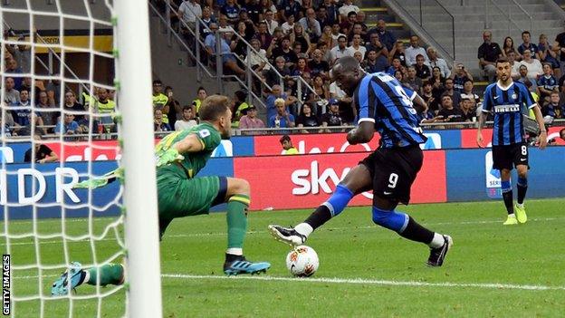 Inter Milan's Romelu Lukaku