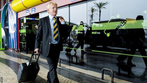 Scotland coach Gordon Strachan