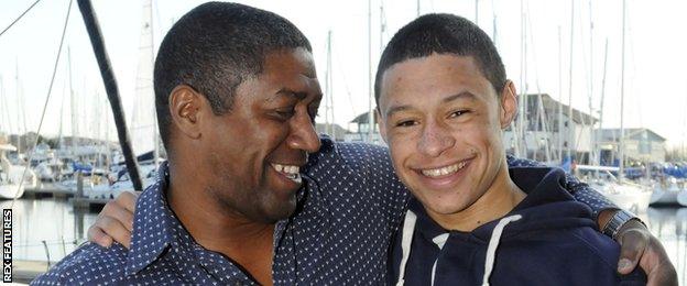 Mark Chamberlain and Alex Oxlade-Chamberlain