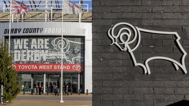 Pride Park, home of Derby County