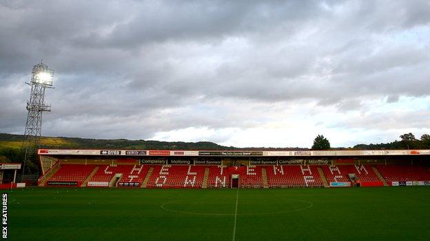 Cheltenham Town's Whaddon Road stadium