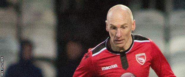 Kevin Ellison has made 303 appearances for Morecambe since joining in 2011