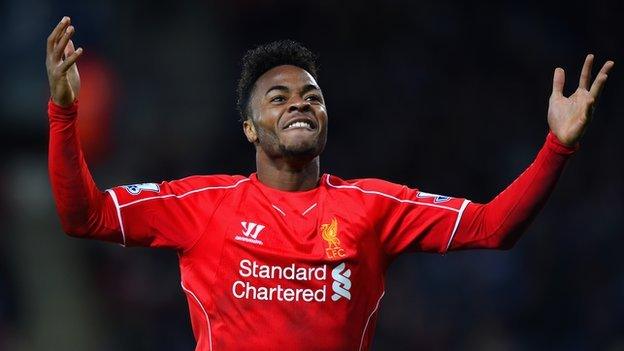 Liverpool forward Raheem Sterling