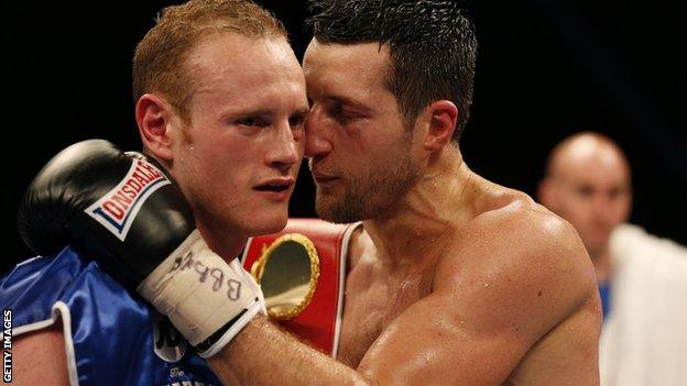 Groves shared a thrilling rivalry with Carl Froch during two bouts in 2013 and 2014