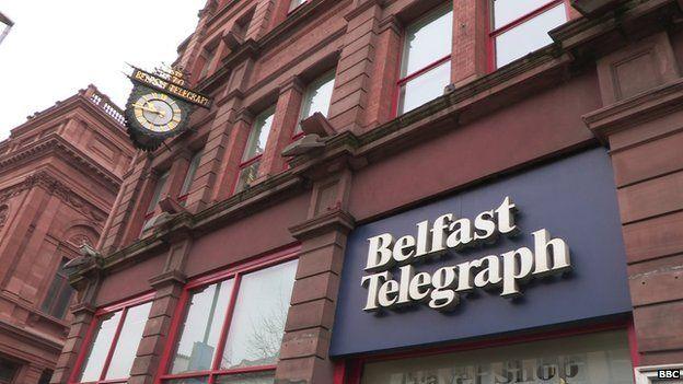 Belfast Telegraph building on Royal Avenue