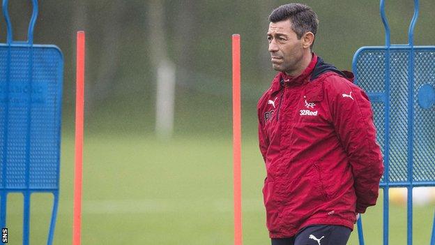 Rangers manager Pedro Caixinha