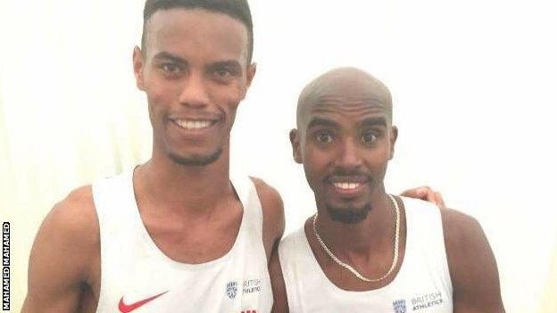 Mahamed Mahamed and Mo Farah