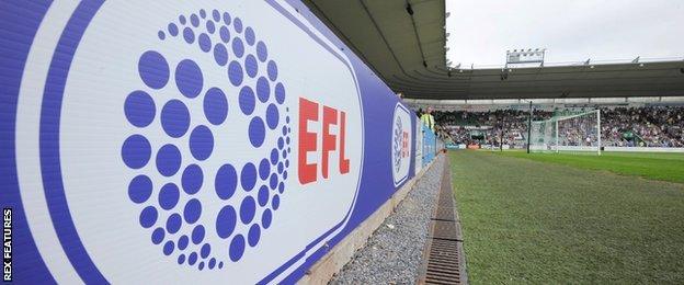 English Football League advertising board