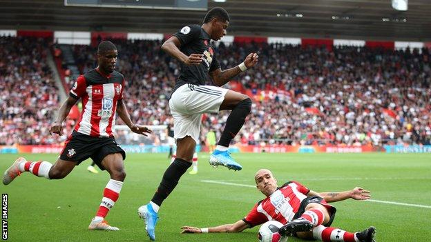 Oriol Romeu, Kevin Danso, Southampton, Marcus Rashford, Manchester United