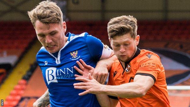 St Johnstone drew 1-1 away to Dundee United on the Premiership's opening day this season