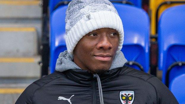 Paul Kalambayi has made 69 appearances for AFC Wimbledon