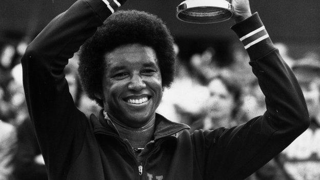 Arthur Ashe wins Wimbledon