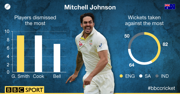 Mitchell Johnson stats graphic