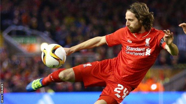 Joe Allen of Liverpool