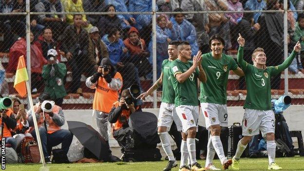 Bolivia celebrate