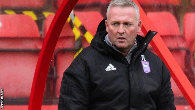 Paul Lambert watches on