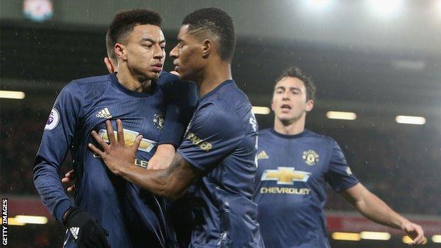 Marcus Rashford and Jesse Lingard