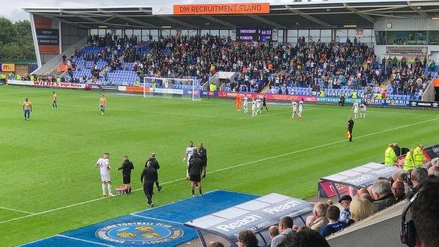 Ryan Hardie's second goal at the Montgomery Waters Meadow - and Plymouth's third - came in front of the 892 travelling Argyle fans